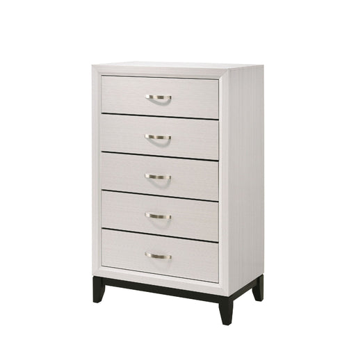 Contemporary 5 Drawer Tall Chest Home Essentials