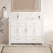 Bathroom Vanity With Sink Combo, 4 Soft Close Doors And 4 Drawers Home Essentials