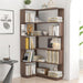 L-Shaped Design Corner Bookshelf Home Essentials
