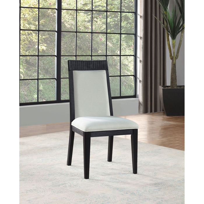 Ennis - Dining Side Chair (Set of 2) - Black Furniture Max