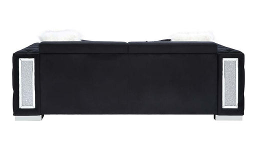 Trislar - Sofa With 4 Pillows (Same 52525) - Black Velvet ACME