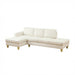 L - Shaped Sectional Sofa With Chaise & Ottoman Home Essentials
