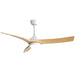 52" Ceiling Fan With 18W LED Light And Remote Control, 3 Blades DC Motor Daily Nest