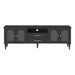 TV Stand For TVs Up To 75", Entertainment Center Media Console For Living Room - Black Hearth and Haven