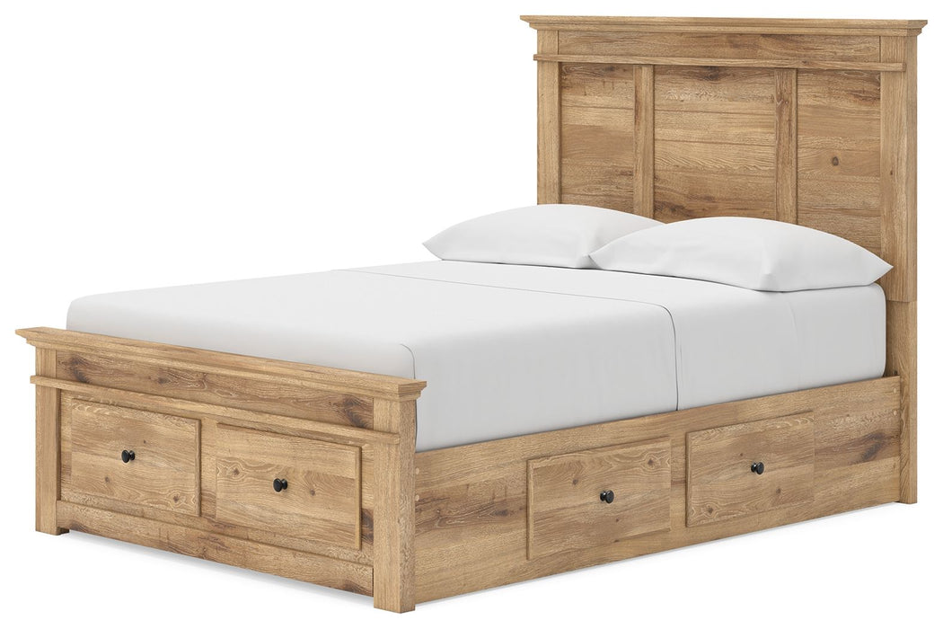 Makidern - Panel Storage Bed With 2 Under Bed Storage Units Signature Design by Ashley®