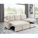 Upholstered Sleeper Sofa With Reversible Storage Chaise Home Essentials