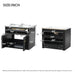 Wall Mounted Bathroom Vanity With Tip Out Drawer And Open Back Design Hearth and Haven