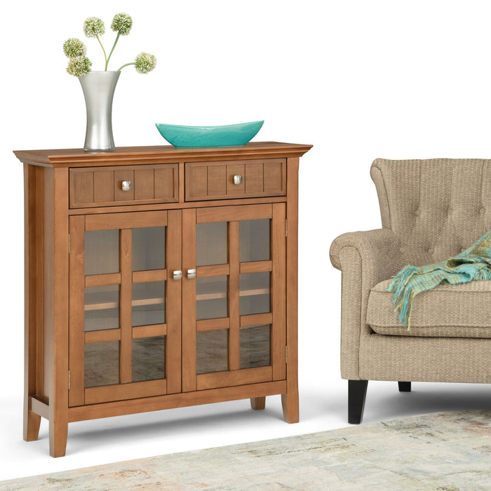 Acadian - Handcrafted Entryway Storage Cabinet Simpli-Home