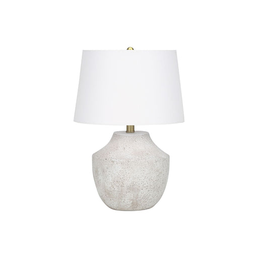 Lighting, Modern Table Lamp, Concrete - Cream 8th Street