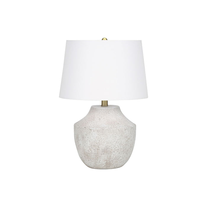 Lighting, Modern Table Lamp, Concrete - Cream 8th Street