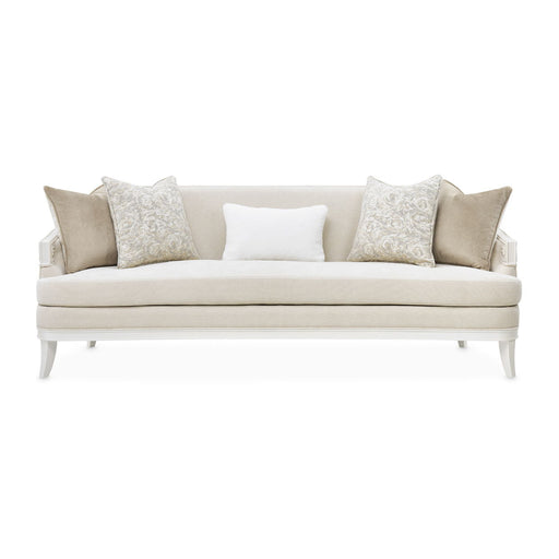 La Marisia - Chenille Sofa - Tranquil / Creamy Pearl Michael Amini