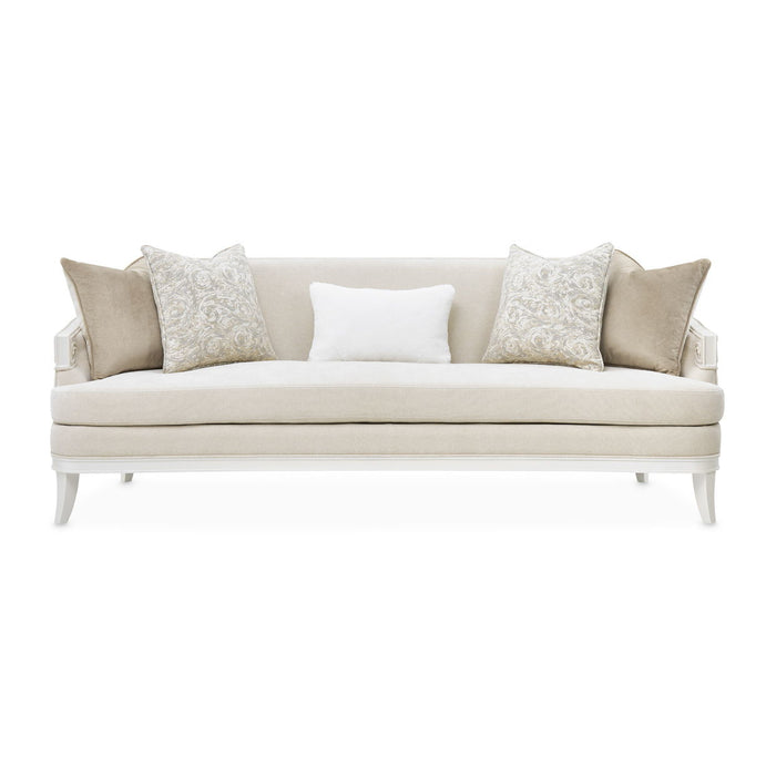 La Marisia - Chenille Sofa - Tranquil / Creamy Pearl