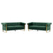 2 Piece Sofa Set With Tufted Back And Deep Seating Home Essentials
