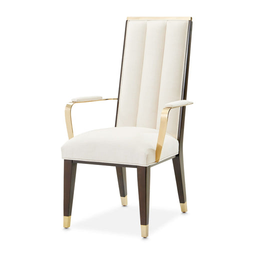 Belmont Place - Dining Arm Chair (Set of 2) - Espresso Michael Amini