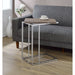 Danson - Accent Table - Weathered Oak & Chrome ACME