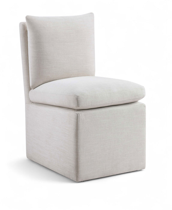 Nelori - Linen Textured Performance Fabric Upholstered Dining Chair (Set of 2) Meridian Furniture