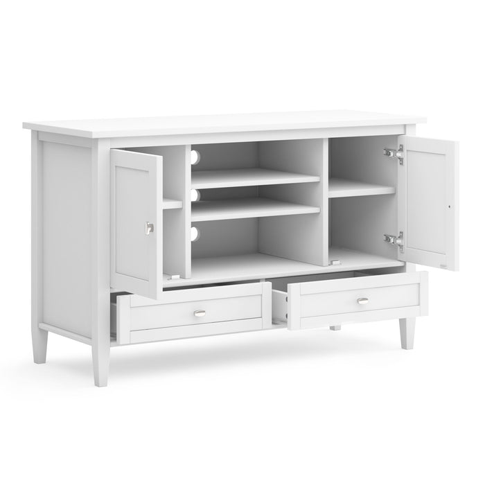Warm Shaker - Transitional Style TV Media Stand Simpli-Home