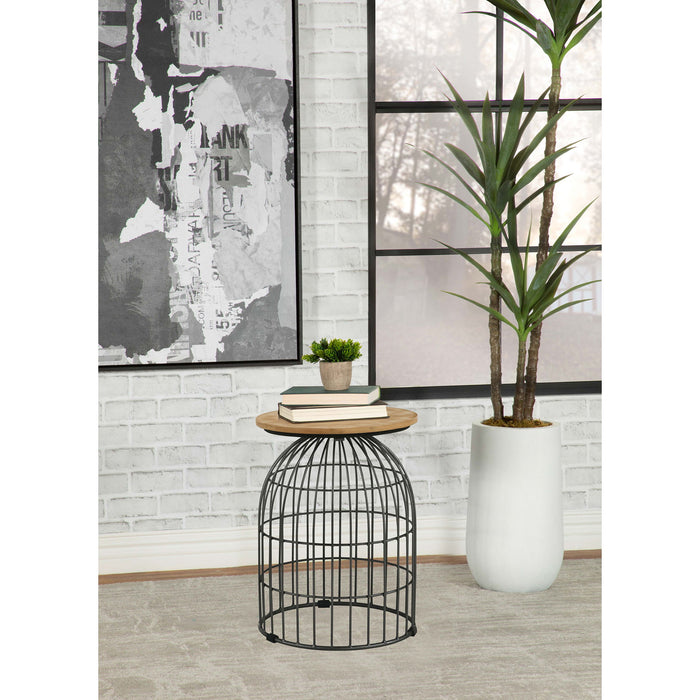 Boyd - Side Table - Gunmetal Furniture Max