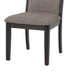 Upholstered Dining Chairs (Set of 2) - Gray - Fabric Home Essentials