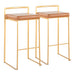 Fuji - Contemporary / Glam & Quality Construction Barstool Lumi Source