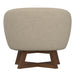 Swivel Accent Chair With Sculptural Base Emerald Home