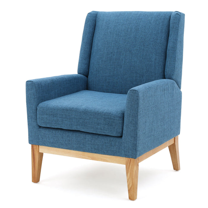 Modern Accent Chair With Padded Cushion Seat