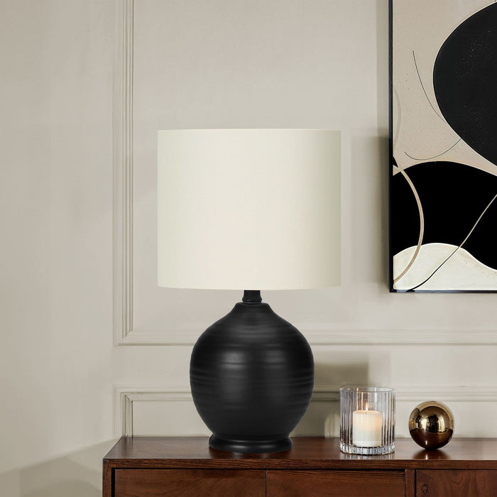 Lighting, Table Lamp, Ceramic, Transitional - Black 8th Street