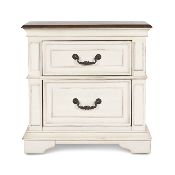 Anastasia - Nightstand - Antique White