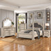 Panel Canopy King Bed - Gray Bernards Furniture