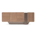 Bristol Point - Console Table - Saddle Brown Michael Amini