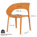 4 Piece Set Of Modern Designed Single Chairs With Long Table Home Essentials