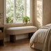 Indoor Upholstered Dining Bench Noble House