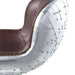 Brancaster - Adjustable Stool With Swivel - Vintage Brown Top Grain Leather & Aluminum ACME