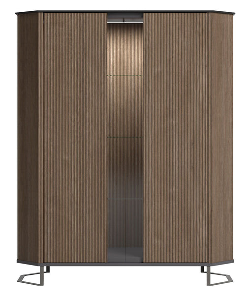Hexagon - 2 Door Cabinet - Dark Brown Status Italy