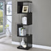 4 Tier Bookcase With Accents Furniture Max