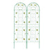 Metal Garden Trellis Rustproof Trellis For Climbing Plant Outdoor Flower Support Daily Nest
