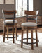 Valebeck - Full Back Swivel Stool Signature Design by Ashley®