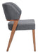 Sunobu - Dining Chair (Set of 2) - Azure Gray / Walnut Zuo Modern