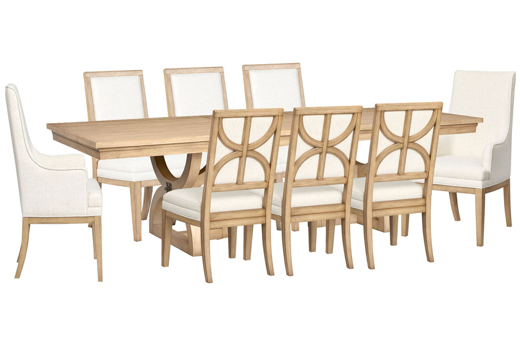 Coventry - Extendable Trestle Dining Table Set Magnussen Furniture
