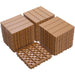 Plastic Interlocking Deck Tiles, Patio Flooring Outdoor Waterproof All Weather Use Daily Nest