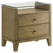 Menlo - 2 Drawer Nightstand - Pine Wood Furniture Max