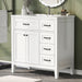 Modern Bathroom Vanity With Sink, Freestanding Design With Drawers And Doors Hearth and Haven
