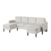 Sectional Set With Dual Chaises And Square Arms Home Essentials