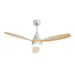 52" Integrated LED Ceiling Fan With Remote Control And Blades For Living Room Daily Nest