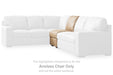 Bandon - Armless Chair - Toffee Signature Design by Ashley®