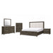 Melissa - 5 Piece Storage Bedroom Set With Padded Headboard Global Furniture USA