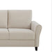 Patricia - Curved Arm 3 Seater Sofa US Pride