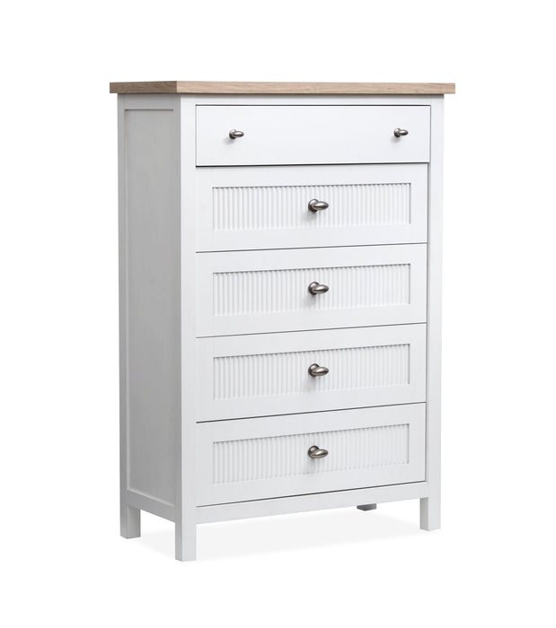 Windmill Harbour - Drawer Chest - White Whisp And Sand Magnussen Furniture