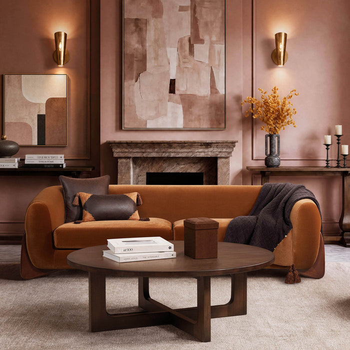 Pino - Round Coffee Table - Brown Jennifer Taylor Home