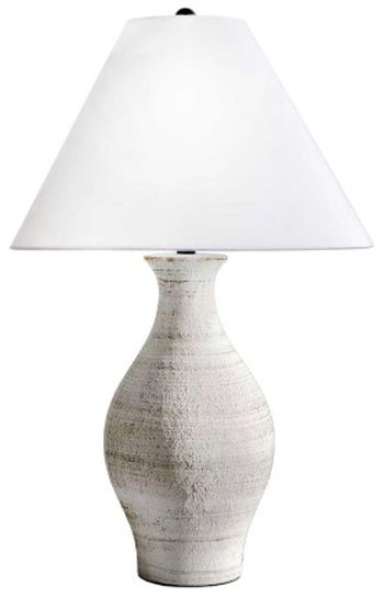 Ashbend - Ceramic Table Lamp - Antique White